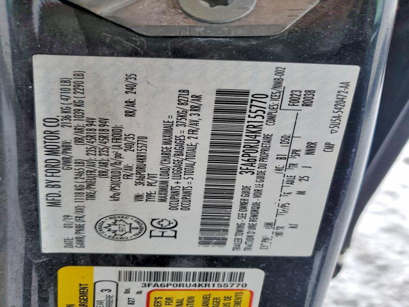 2019 Ford Fusion Titanium