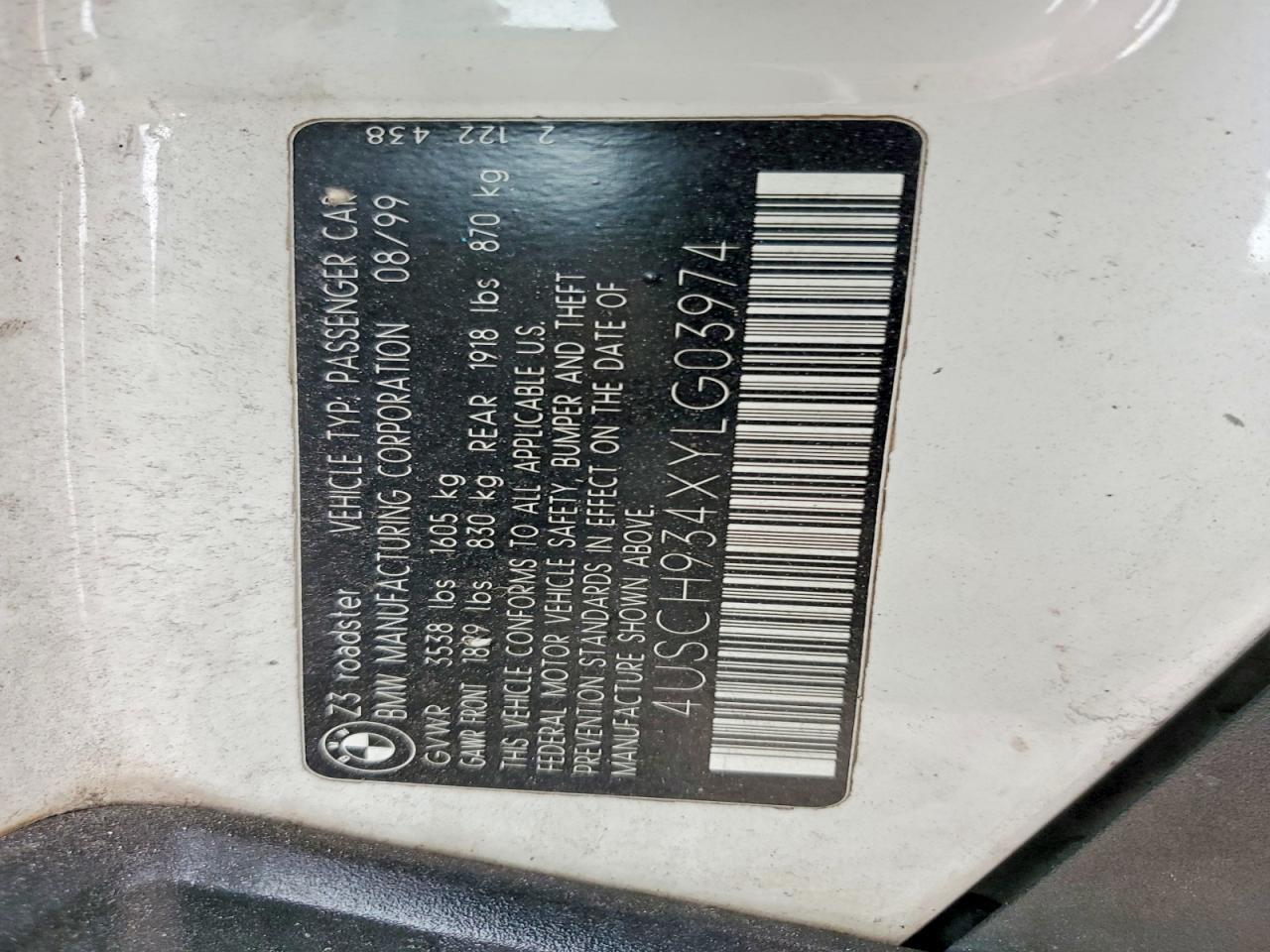 2000 BMW Z3 2.3