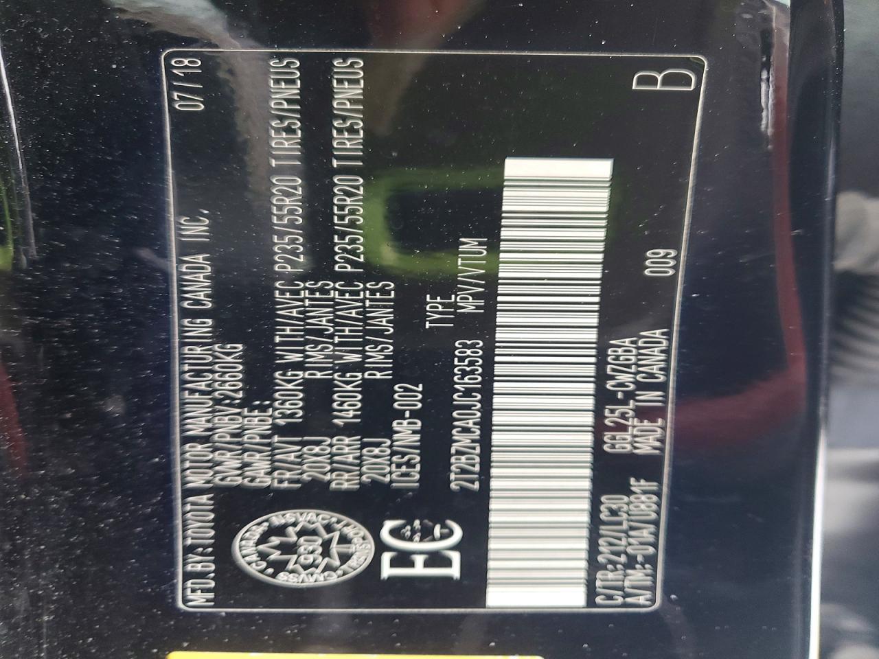 2018 Lexus Rx 350 Base