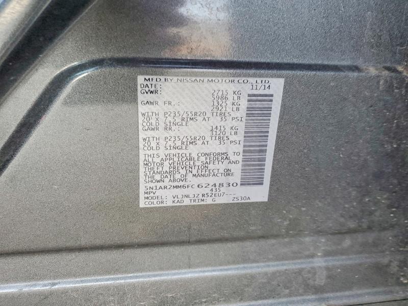 2015 Nissan Pathfinder s
