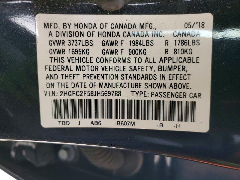 2018 Honda Civic lx