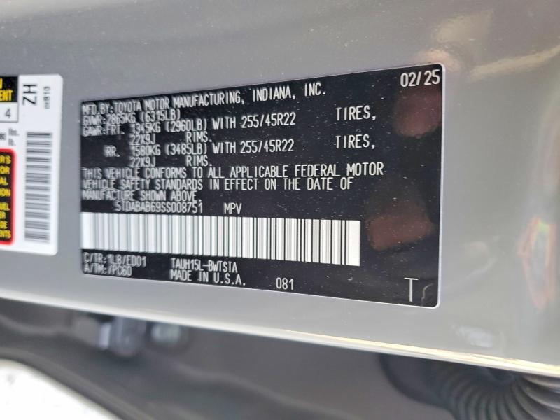 2025 Lexus Tx 500h f Sport Premium