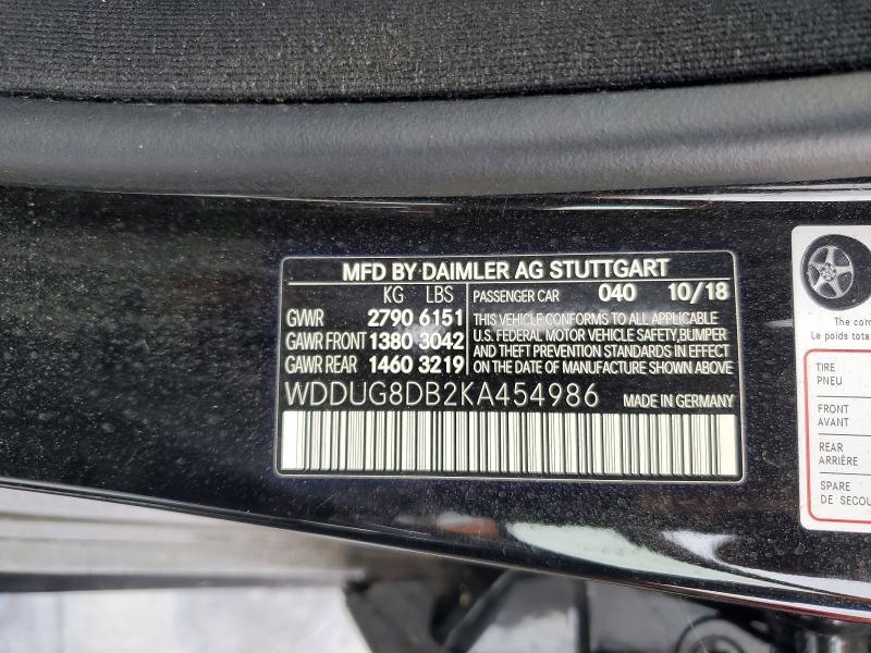 2019 Mercedes-Benz S 560