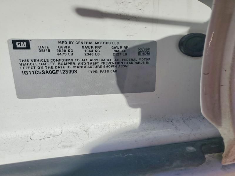 2016 Chevrolet Malibu Limited lt