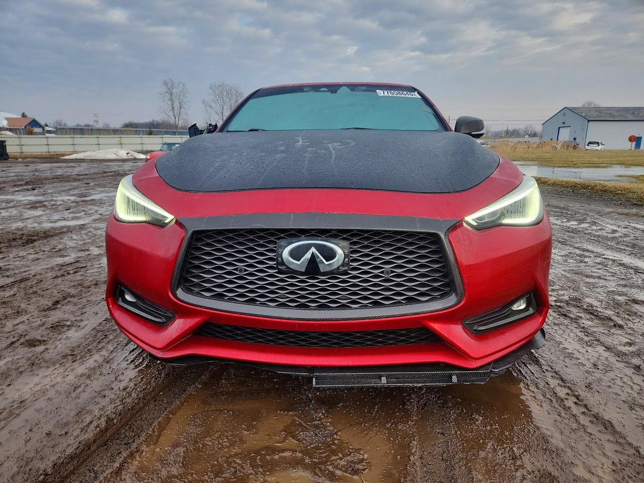 2017 Infiniti Q60 red Sport 400