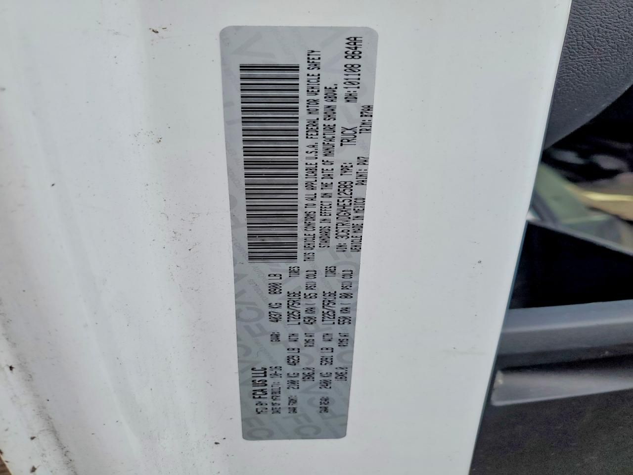 2017 Dodge Ram Promaster 2500 2500 High