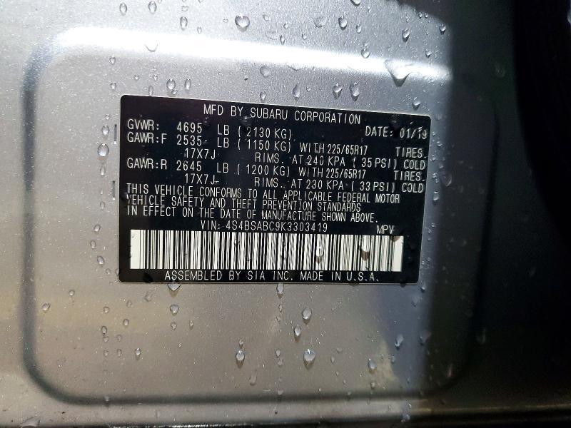2019 Subaru Outback 2.5i