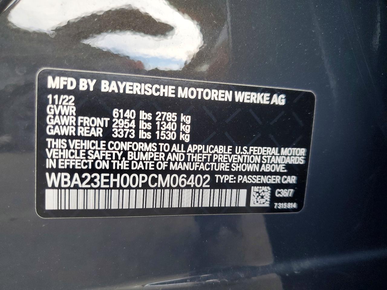 2023 BMW 740 i
