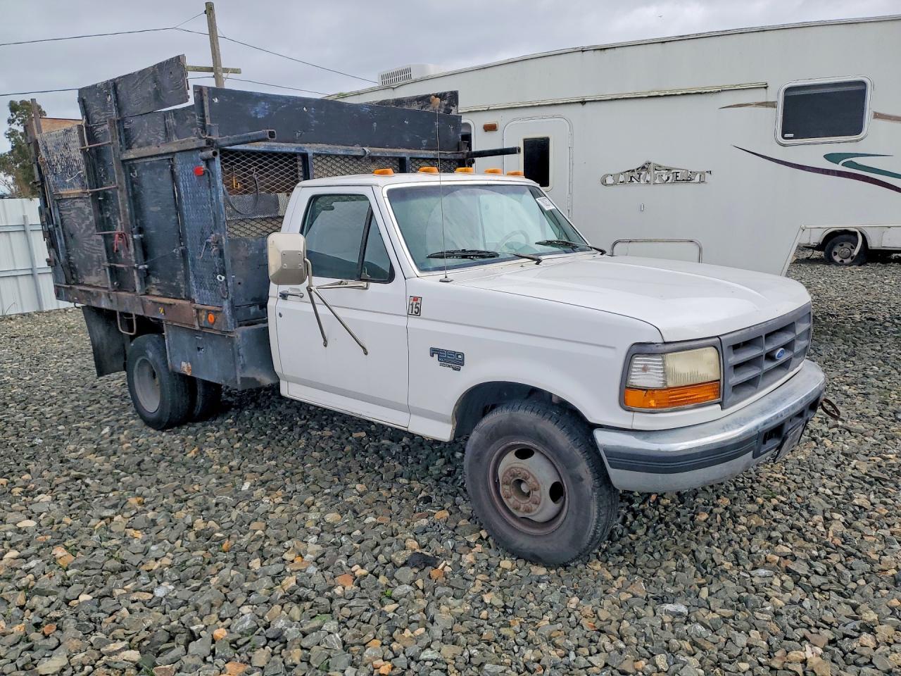 1996 Ford F350 Super Duty Flatbed Truck