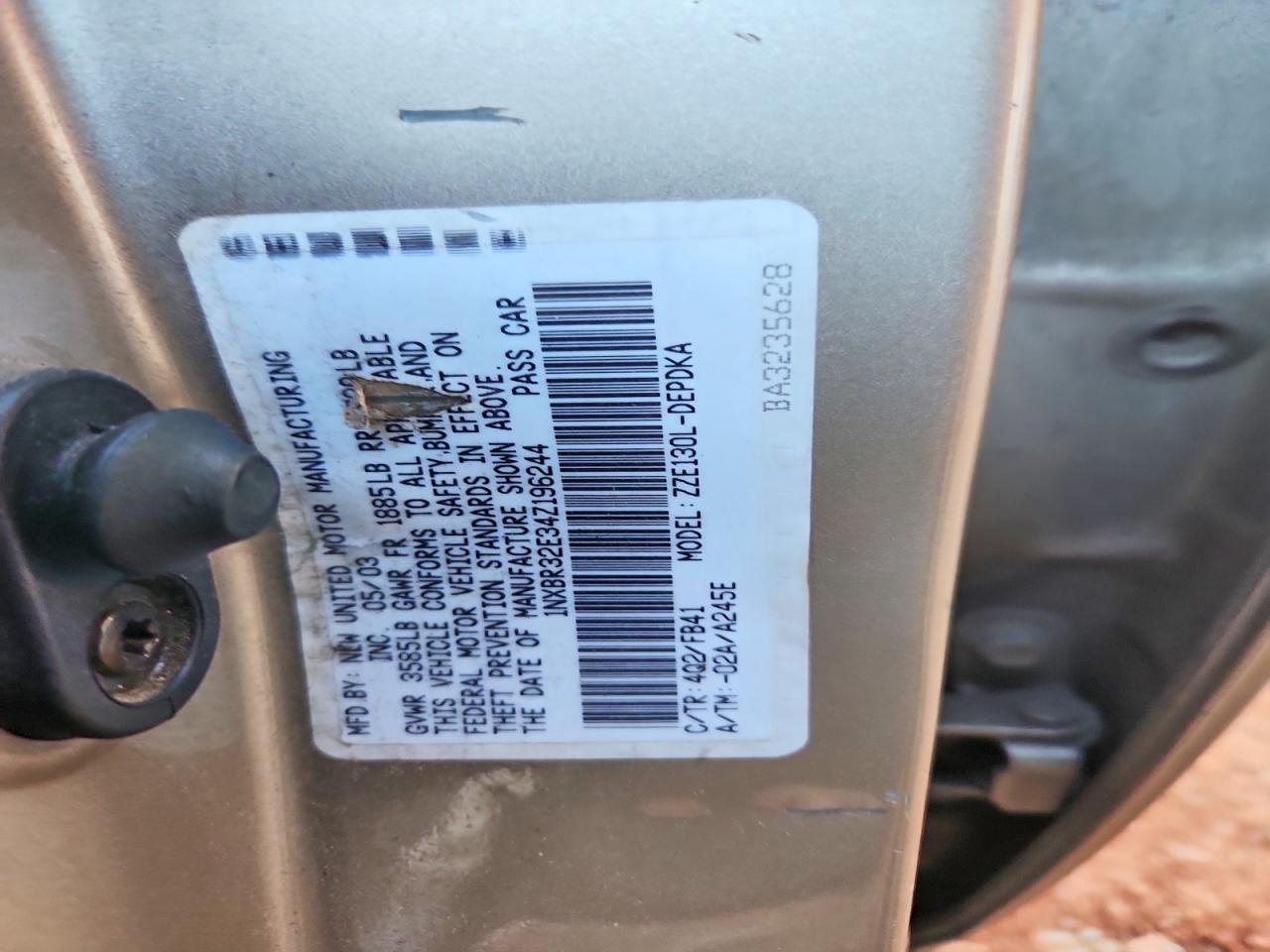 2004 Toyota Corolla ce