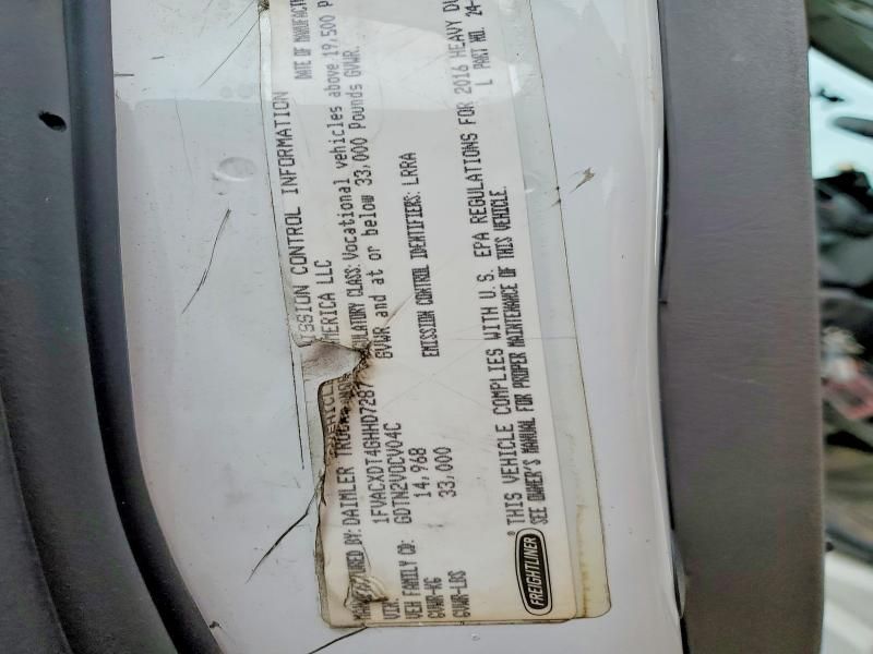 2016 Freightliner Business Class M2 BOX Truck