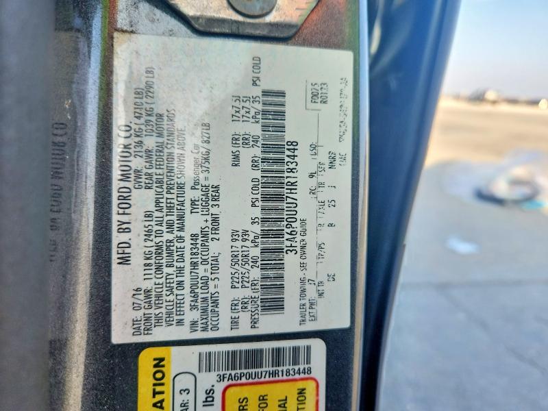 2017 Ford Fusion s Hybrid