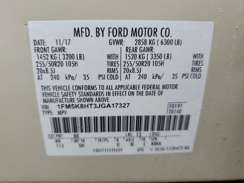 2018 Ford Explorer Platinum
