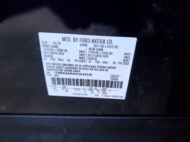 2019 Ford Explorer Police Interceptor