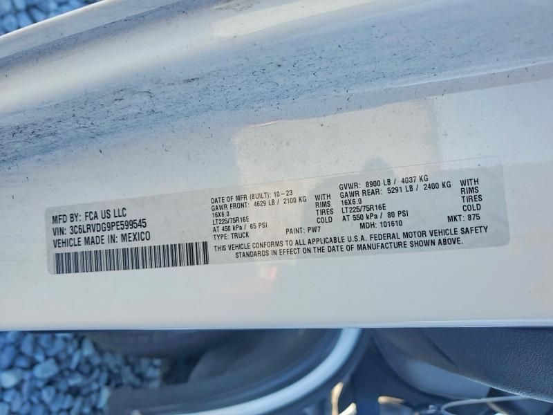 2023 Dodge RAM Promaster Cargo Van