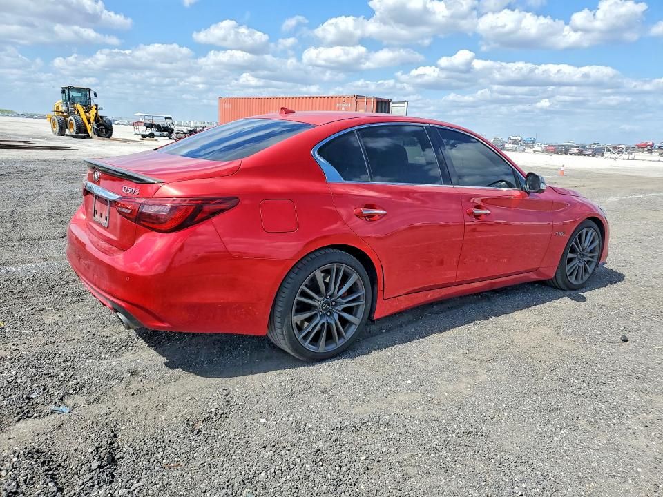 2020 Infiniti Q50 red Sport 400