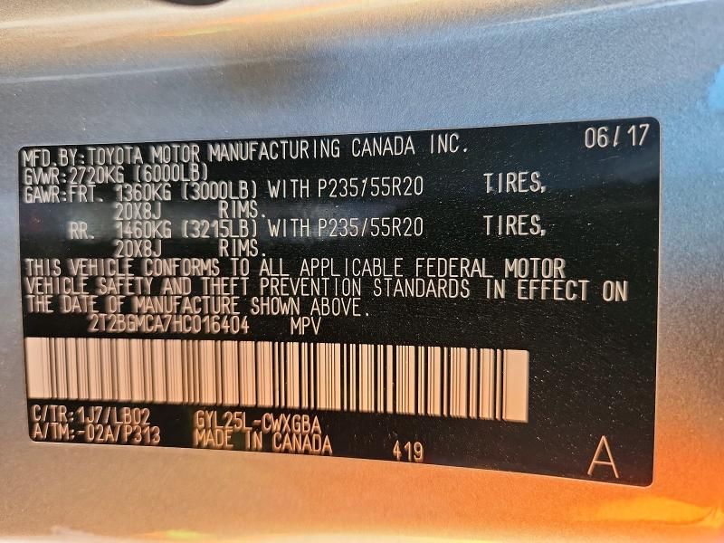 2017 Lexus Rx 450h Base