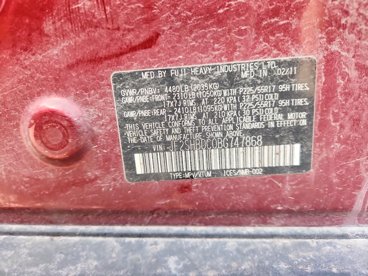 2011 Subaru Forester 2.5x Premium