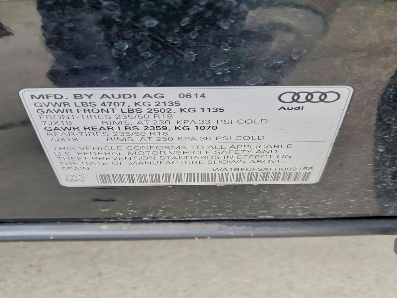 2015 Audi Q3 Premium Plus