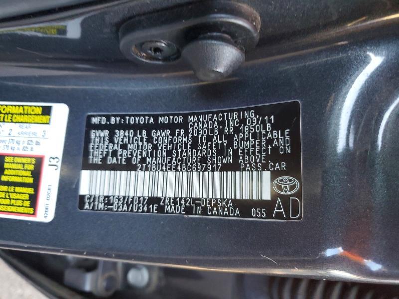 2011 Toyota Corolla Base