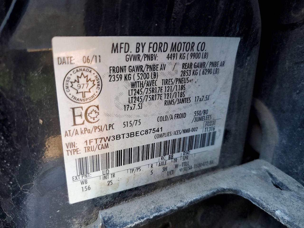 2011 Ford F350 Super Duty