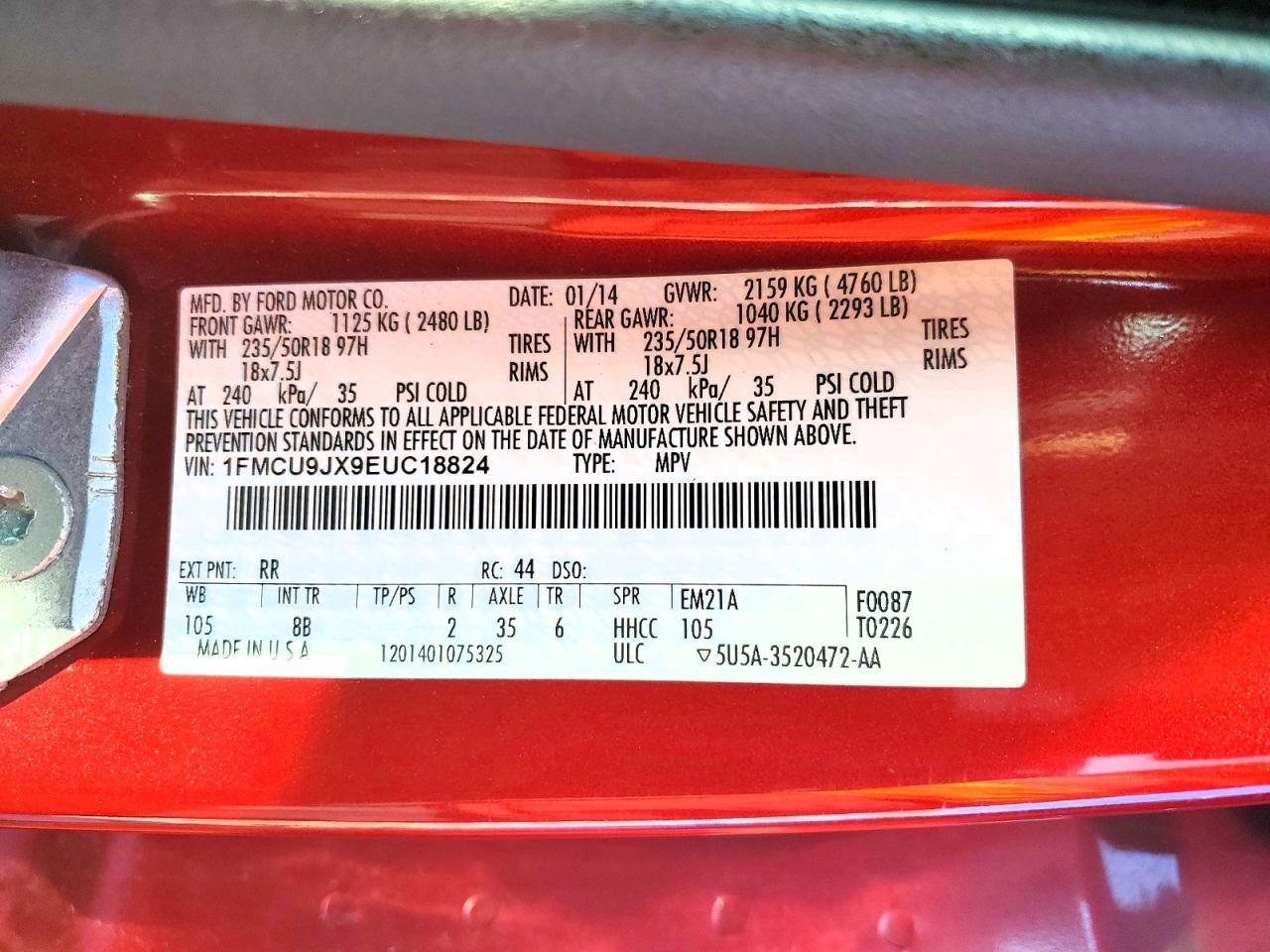 2014 Ford Escape Titanium