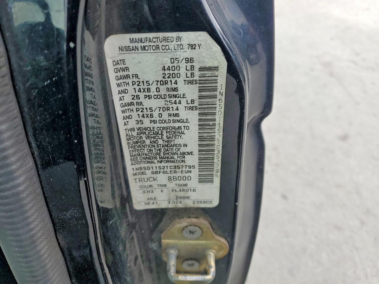 1996 Nissan Truck Base