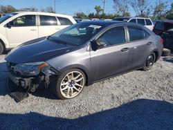 Salvage cars for sale from Copart Riverview, FL: 2017 Toyota Corolla