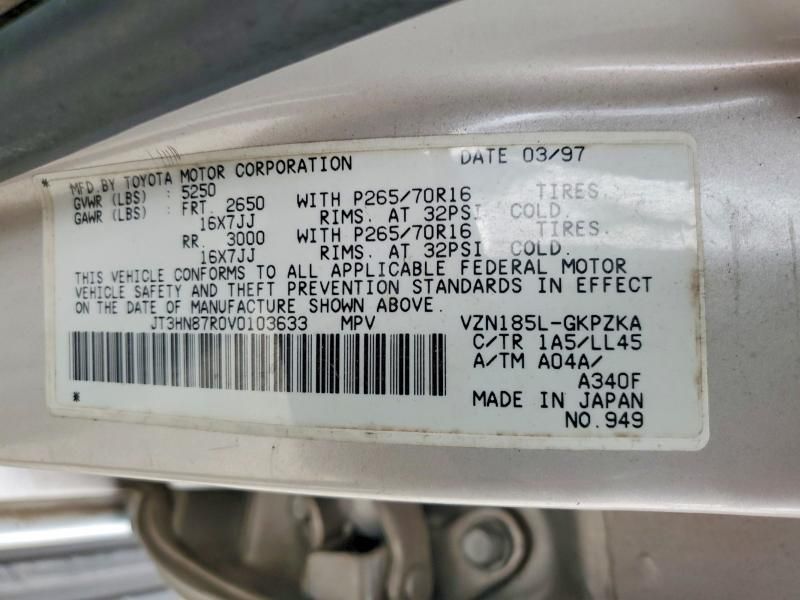 1997 Toyota 4runner Limited