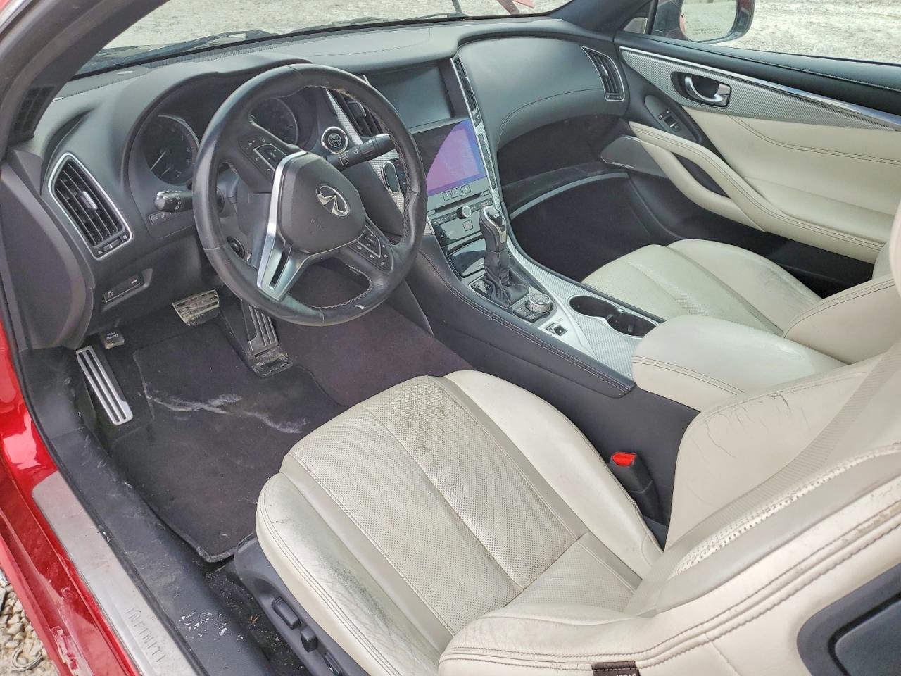 2017 Infiniti Q60 red Sport 400