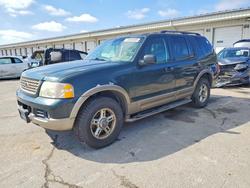 Ford Explorer salvage cars for sale: 2002 Ford Explorer Eddie Bauer