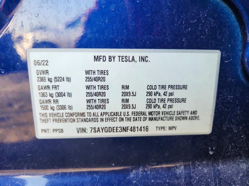 2022 Tesla Model y