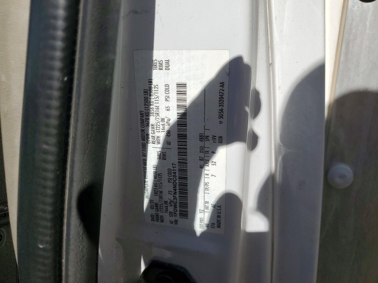 2022 Ford E350 BOX Truck