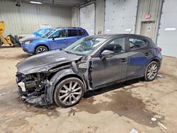 Salvage cars for sale from Copart Franklin, WI: 2017 Mazda 3 Touring