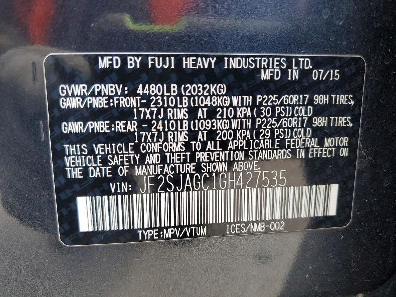 2016 Subaru Forester 2.5i Premium