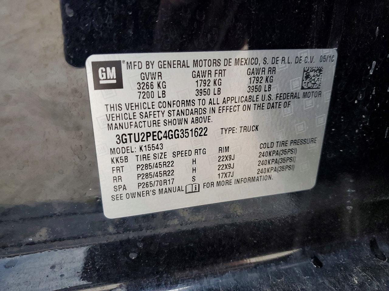 2016 GMC Sierra K1500 Denali