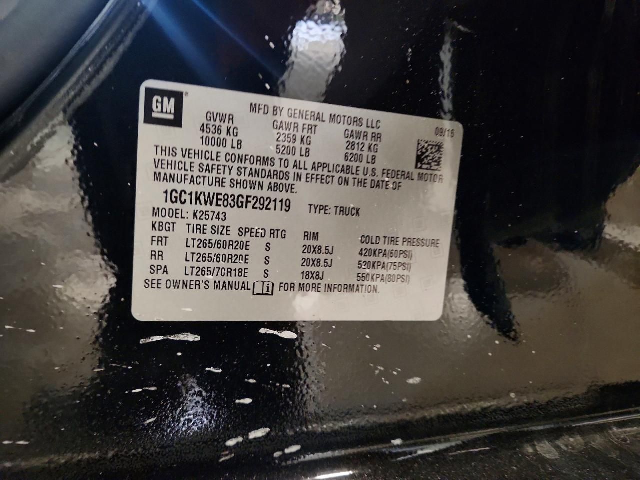 2016 Chevrolet Silverado K2500 Heavy Duty ltz