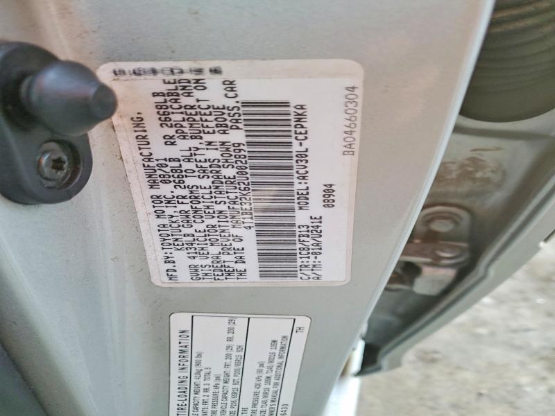 2002 Toyota Camry le