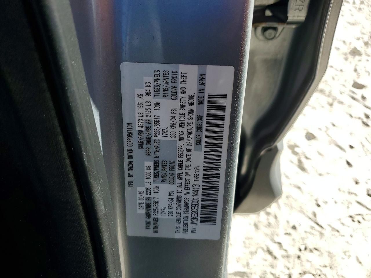 2013 Mazda Cx-5 Touring