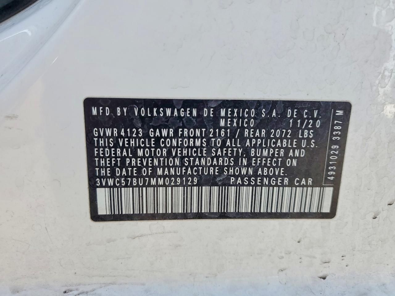 2021 Volkswagen Jetta s