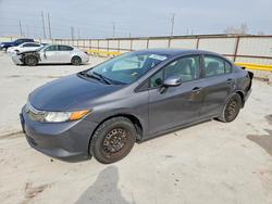 Honda Civic salvage cars for sale: 2012 Honda Civic lx