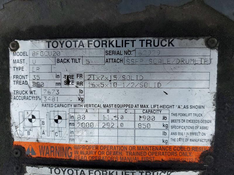 2014 Toyt Forklift-forklift