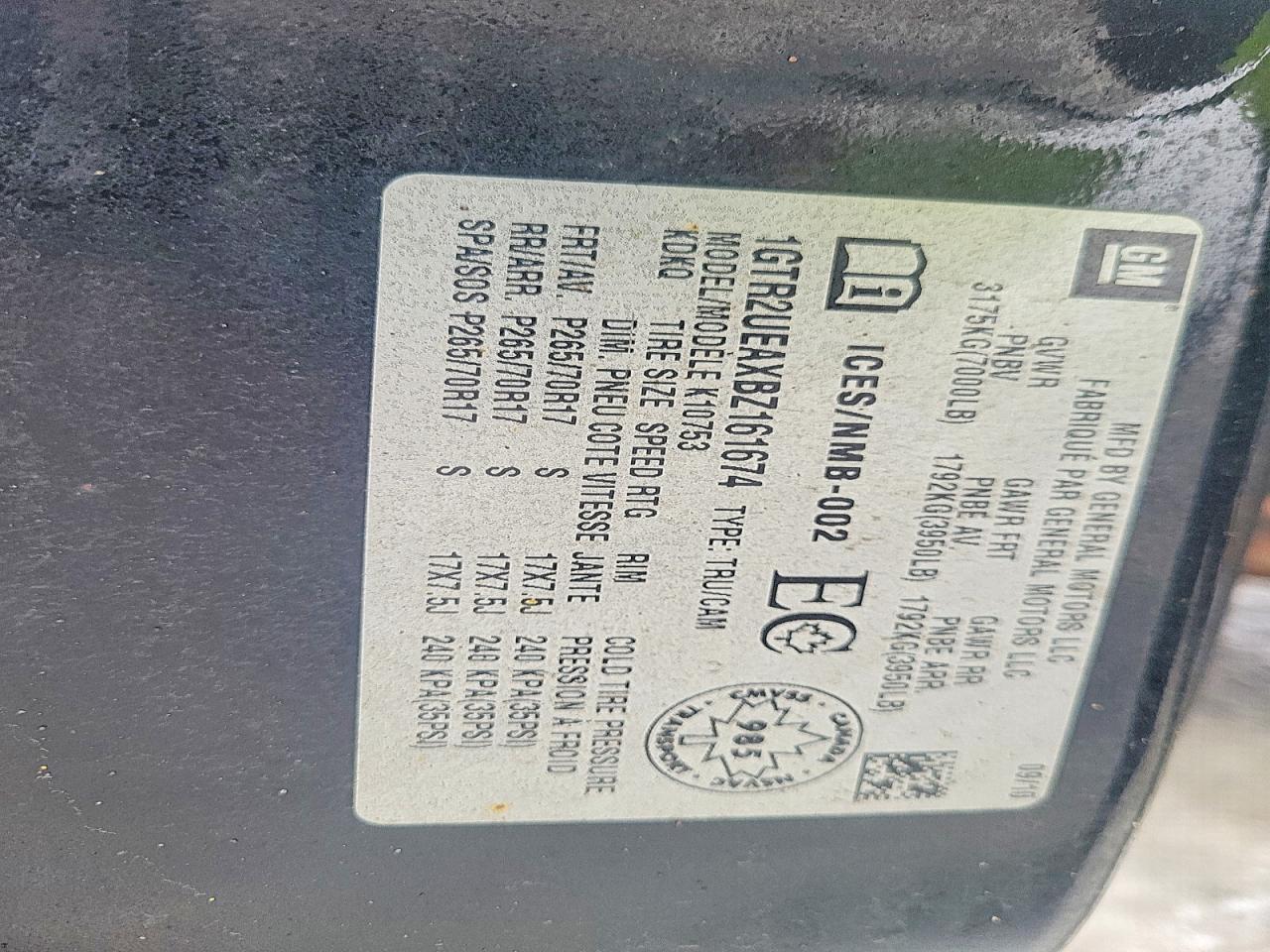 2011 GMC Sierra K1500 SL