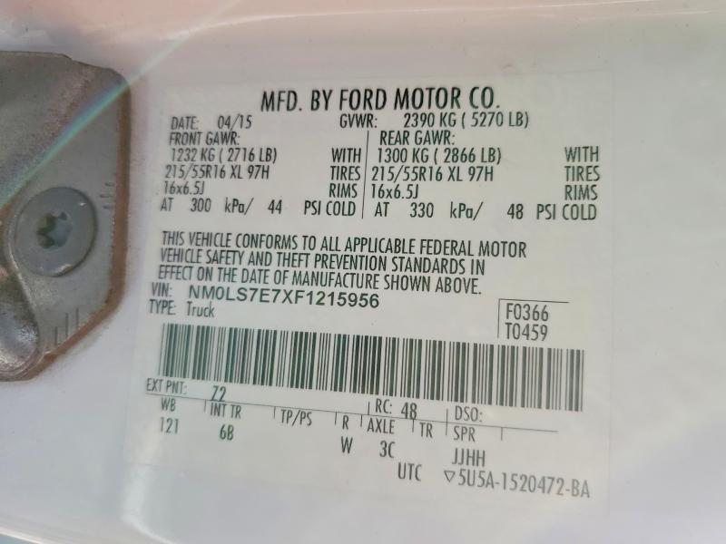 2015 Ford Transit Connect Delivery Van
