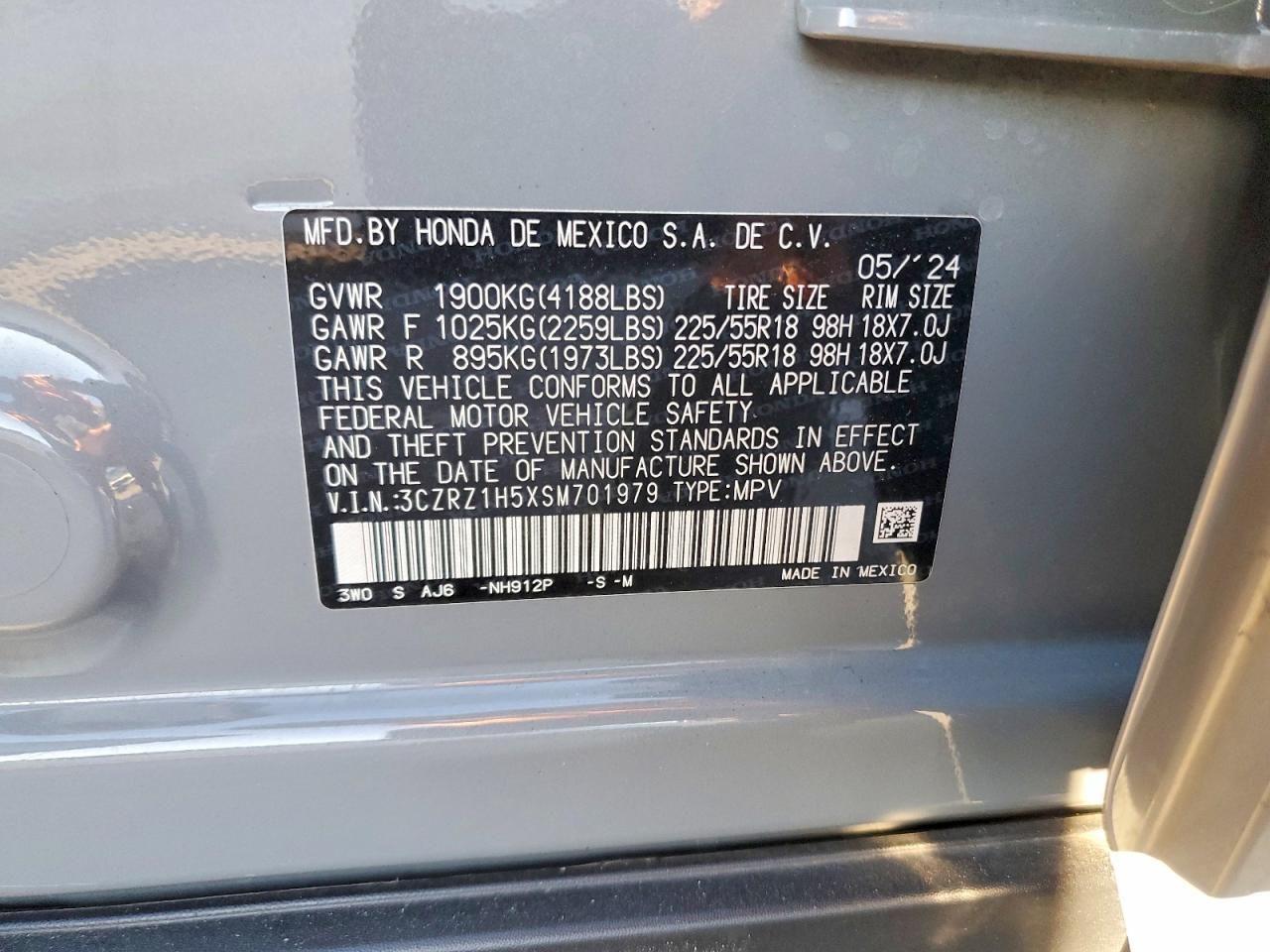 2025 Honda Hr-v Sport