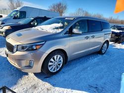 KIA Sedona ex salvage cars for sale: 2016 KIA Sedona ex