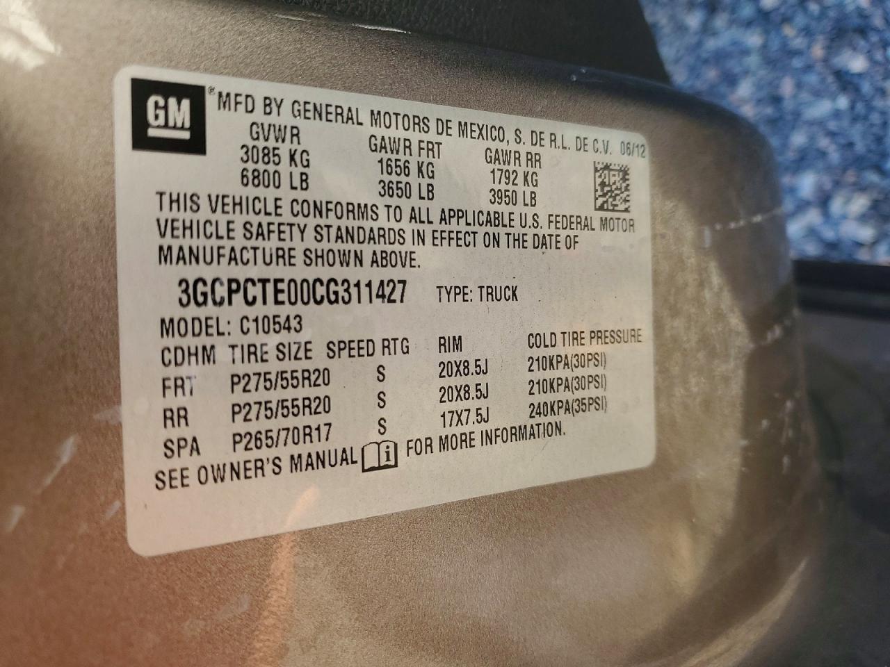 2012 Chevrolet Silverado C1500 LTZ