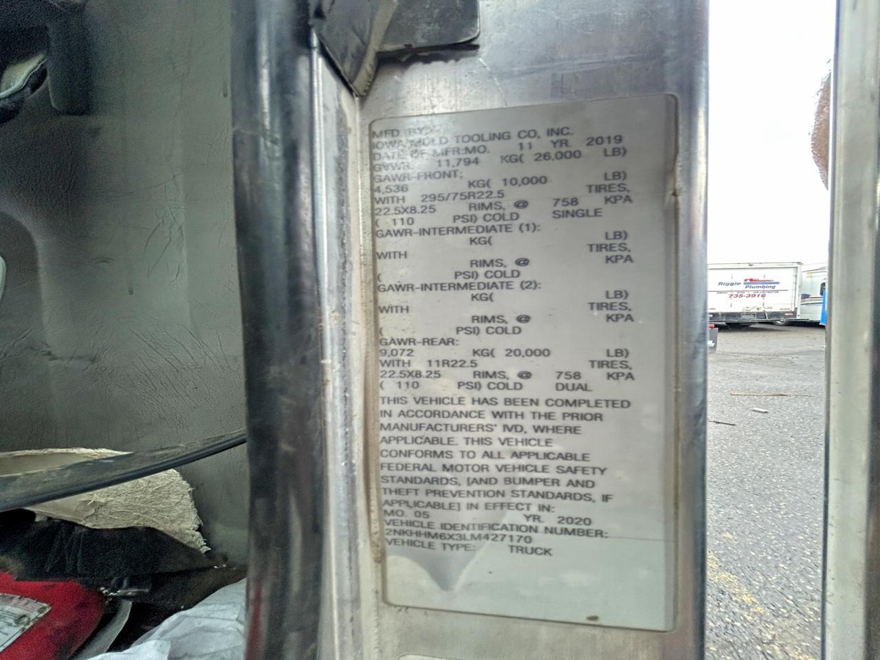 2020 Kenworth Construction