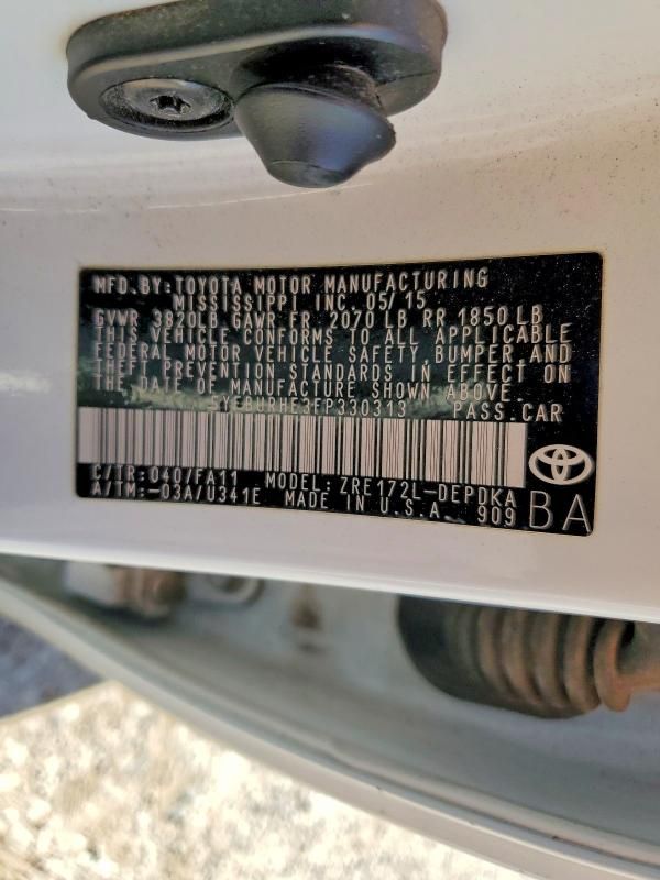 2015 Toyota Corolla l