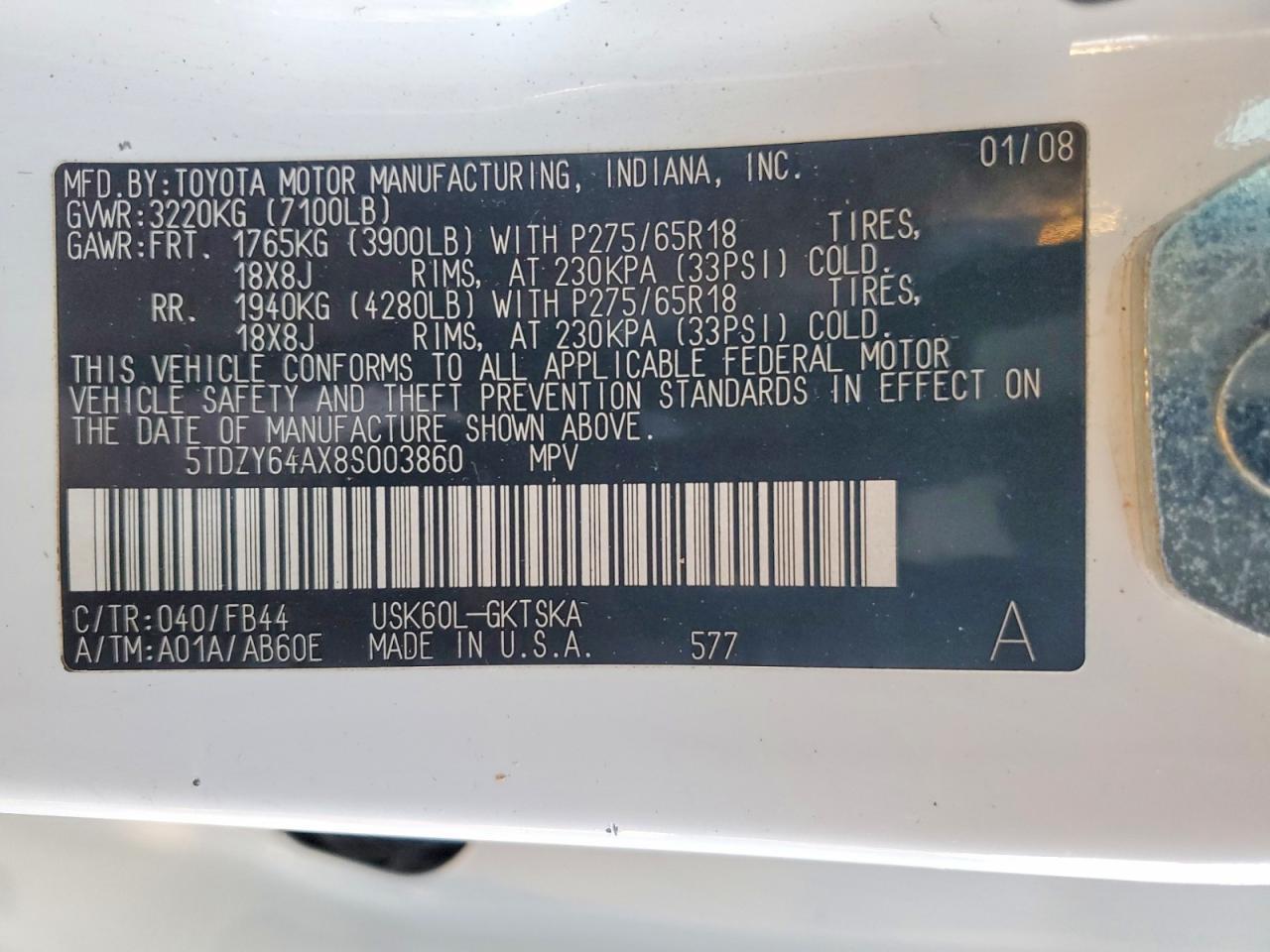 2009 Toyota Sequoia SR5